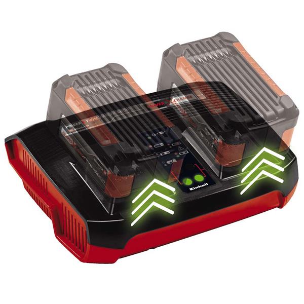 Einhell Power X-Change 2 x 18V 4Ah Batteries & Twin Charger Kit