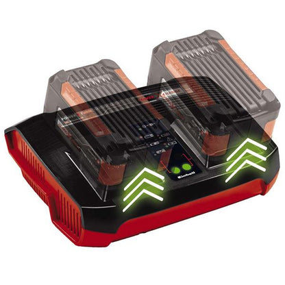 Einhell Power X-Change 2 x 18V 4Ah Batteries & Twin Charger Kit