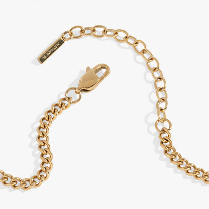Engraved French 'Oui' & 'Non' Reversible Heart Bracelet
