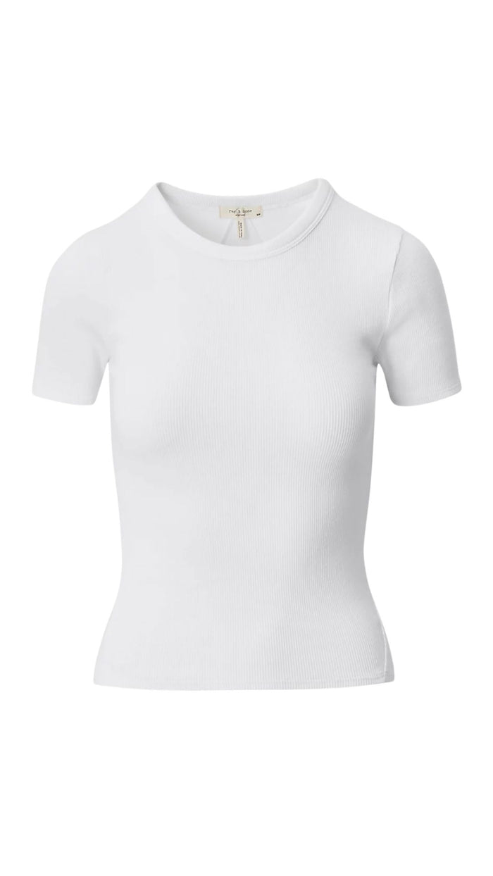 Essential Rib Short Sleeve Crew-Tee Shirts-Uniquities