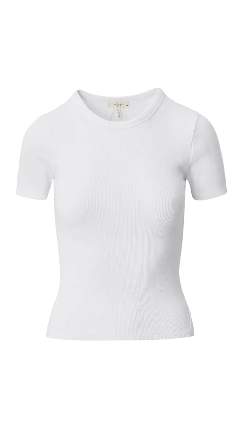 Essential Rib Short Sleeve Crew-Tee Shirts-Uniquities