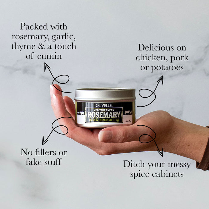 Mediterranean Rosemary Rub Seasoning