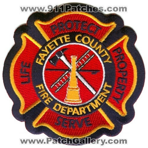Fayette County Fire Department Patch Tennessee TN