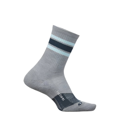 Feetures Trail Max Cushion Mini Crew Apparel Feetures Ascent Gray Small