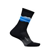 Feetures Trail Max Cushion Mini Crew Apparel Feetures Blue Ridge Charcoal Medium