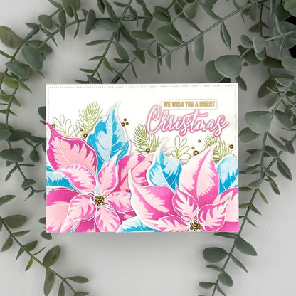 Festive Poinsettia Stamp Set