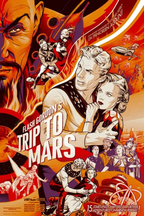 Flash Gordon 1938 Serial Martin Ansin poster
