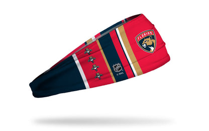 Florida Panthers: Bar Down Big Bang Lite Headband - View 2