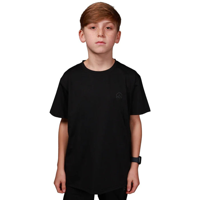 Flux Junior's 2-Piece Co-Ord Set – Black   (T-Shirt & Shorts)