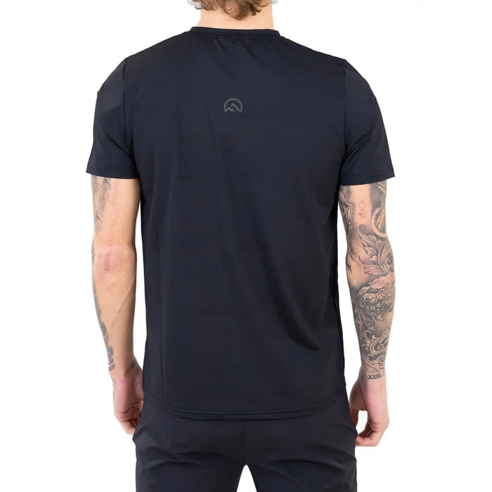 Flux Men's 2-Piece Co-Ord Set – Black   (T-Shirt & Shorts)