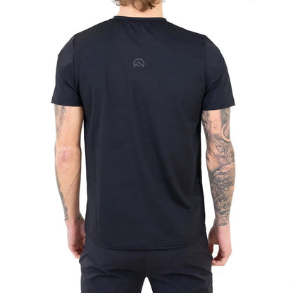 Flux Men's 2-Piece Co-Ord Set – Black   (T-Shirt & Shorts)