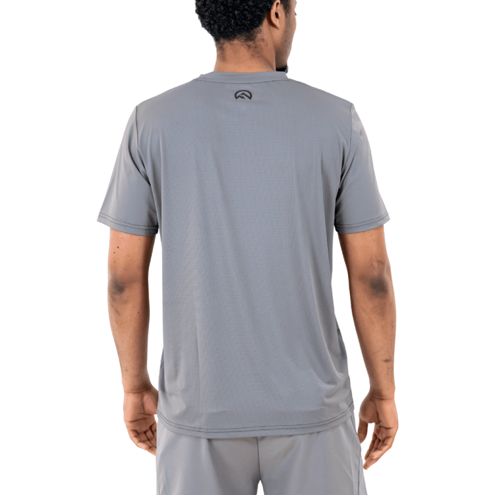 Flux Men's 2-Piece Co-Ord Set – Grey/Slate Grey   (T-Shirt & Shorts)
