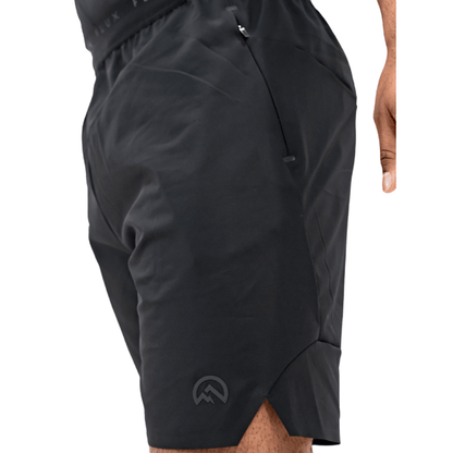 Flux Men's 2-Piece Co-Ord Set – Sage Green/Black   (T-Shirt & Shorts)