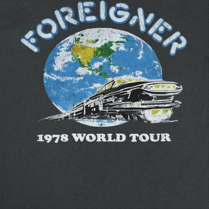Foreigner 1978 World Tour Black T-Shirt