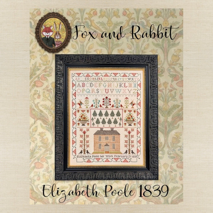 Fox and Rabbit - Elizabeth Poole 1839 - Booklet Chart IH and/or Roxy Floss Conversion