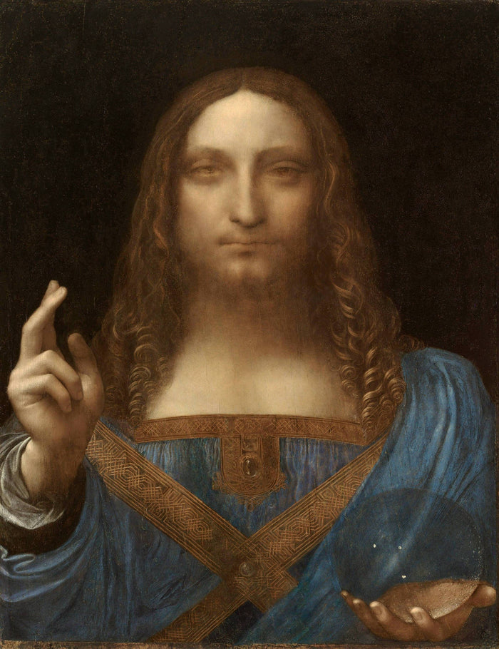 framed wall art Salvator Mundi or art print by Leonardo da Vinci