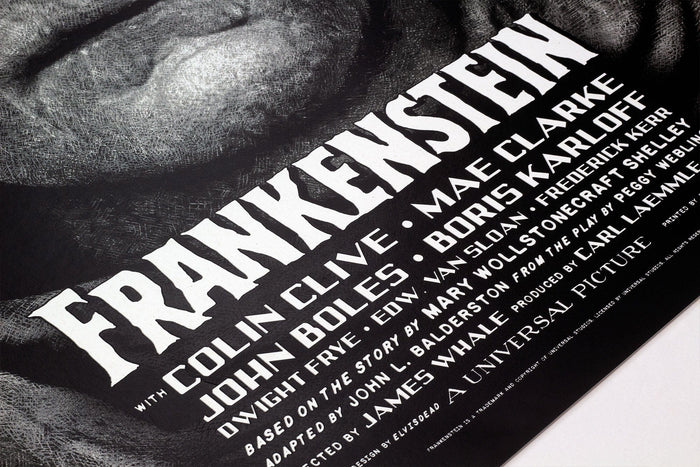 Frankenstein Variant Screenprinted Poster