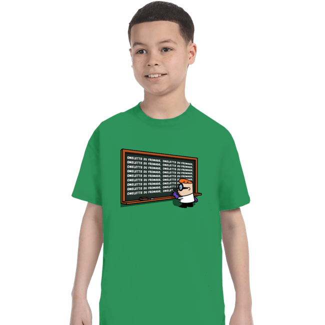 Daily_Deal_Shirts T-Shirts, Youth / XS / Irish Green French Chalkboard