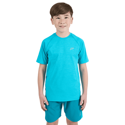 Frequency Junior's 2 Piece Co Ord Set Aqua T-Shirt & Shorts