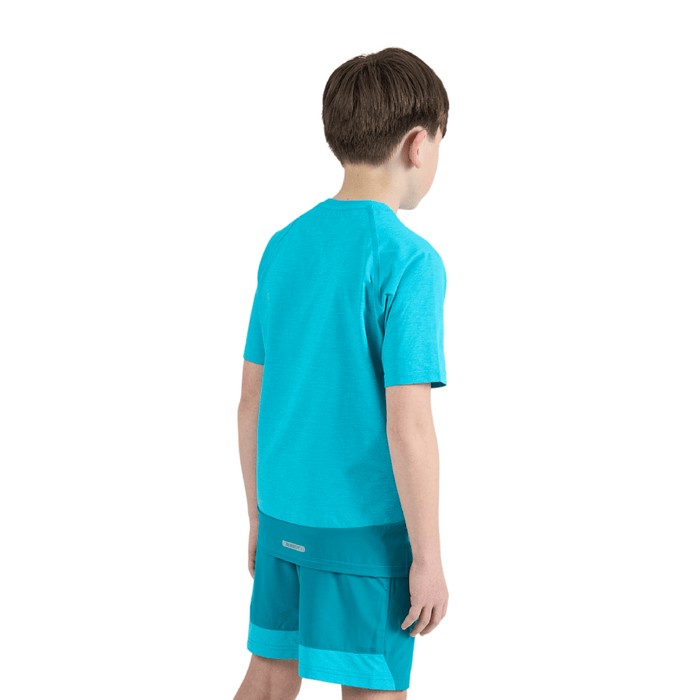 Frequency Junior's 2 Piece Co Ord Set Aqua T-Shirt & Shorts