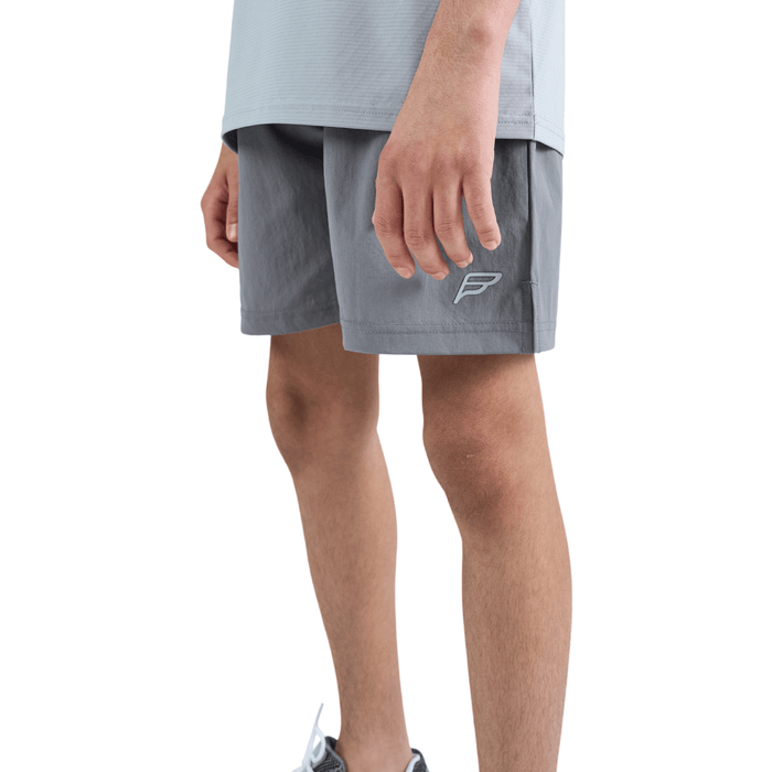 Frequency Junior's 2 Piece Co Ord Set Harbour Grey T-Shirt & Shorts