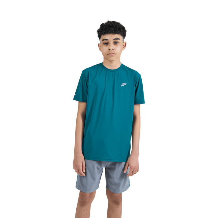 Frequency Junior's 3 Piece Co Ord Set Turquoise Jacket, T-Shirt & Shorts