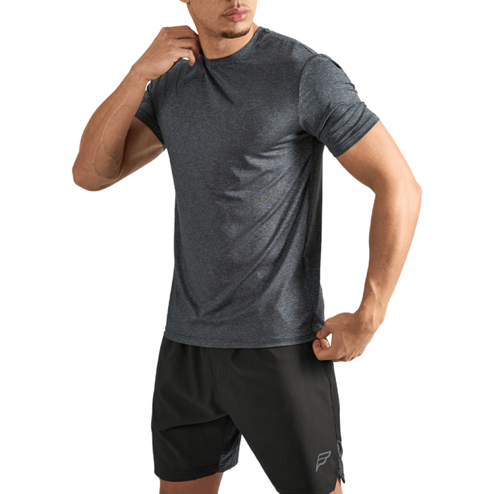 Frequency Men's 2-Piece Co-Ord Set – Carbon/Black   (T-Shirt & Shorts)