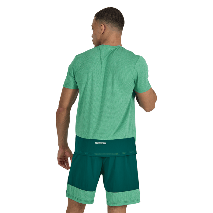 Frequency Men's 2 Piece Co Ord Set Green T-Shirt & Shorts
