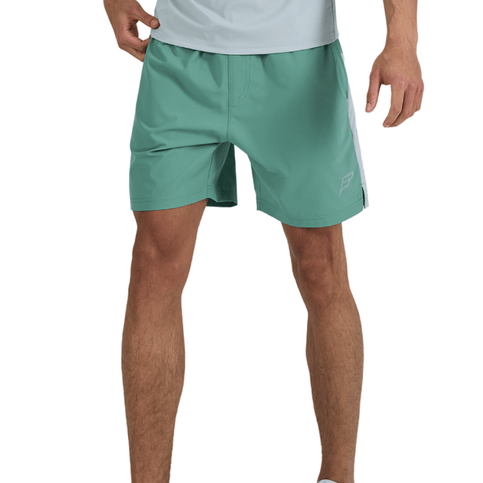 Frequency Men's 2 Piece Co Ord Set Green/Grey T-Shirt & Shorts