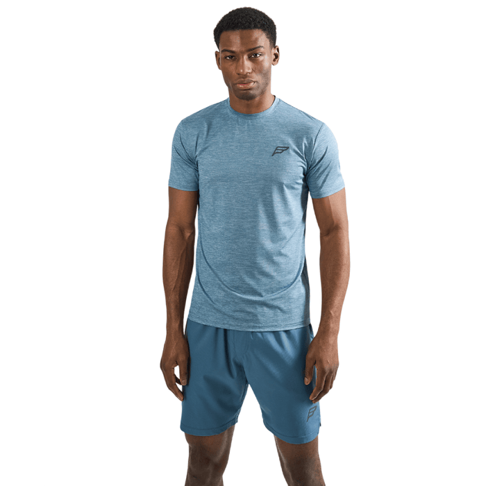 Frequency Men's 2-Piece Co-Ord Set – Imperial Blue   (T-Shirt & Shorts)