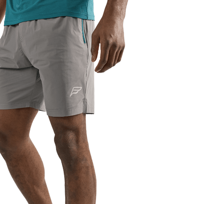 Frequency Men's 2-Piece Co-Ord Set – Teal/Grey   (T-Shirt & Shorts)