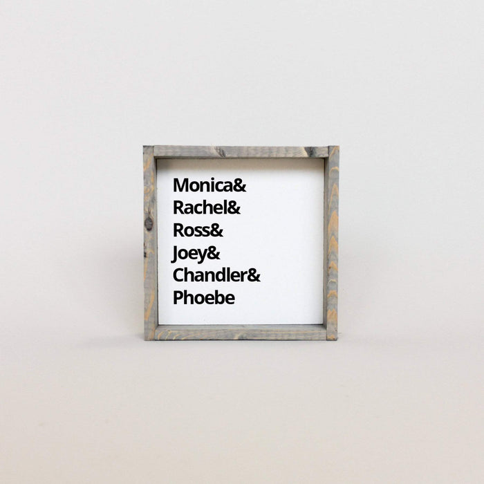 iconic friends shelf sign