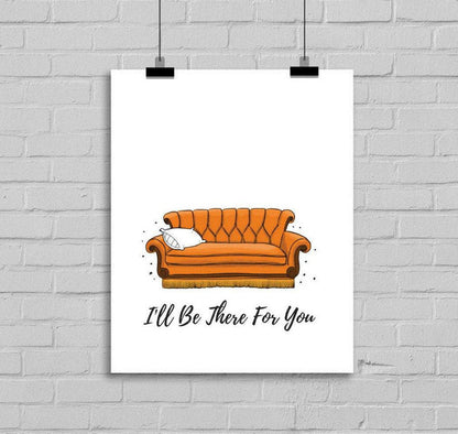 Friends TV Show I'll Be There For You movie poster friends tv show Poster