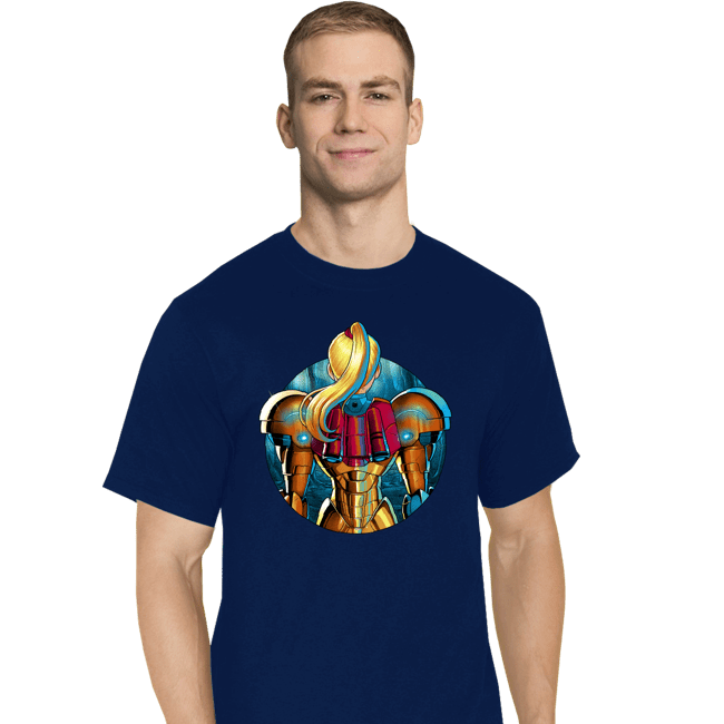 Daily_Deal_Shirts T-Shirts, Tall / Large / Navy Galactic Autumn