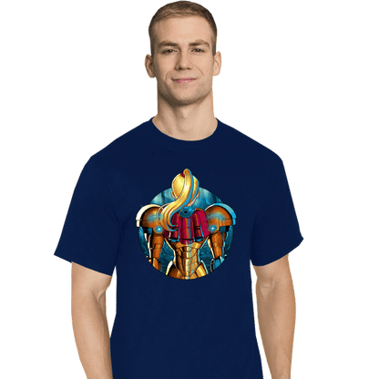 Daily_Deal_Shirts T-Shirts, Tall / Large / Navy Galactic Autumn