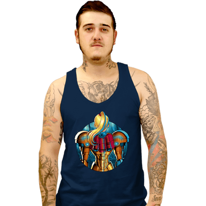 Tank Top, Unisex / Small / Navy