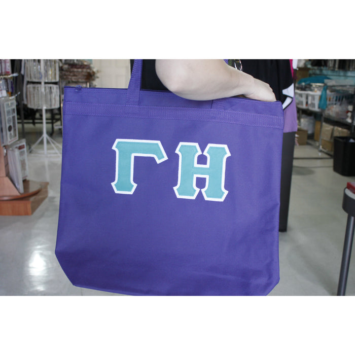 Gamma Eta Purple Tote Bag