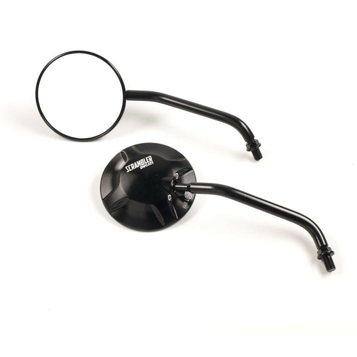 Genuine Ducati Scrambler RH CNC Rearview Mirror Black 96880181A