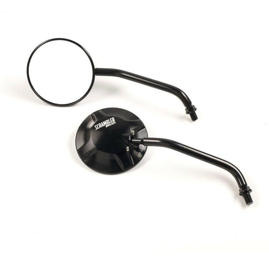 Genuine Ducati Scrambler RH CNC Rearview Mirror Black 96880181A