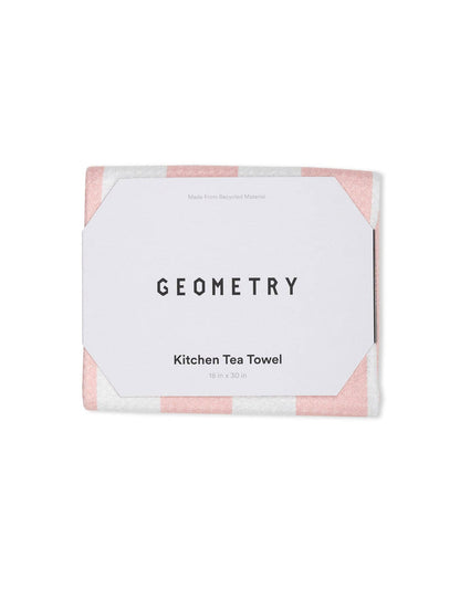 Geometry | Summer Bold Pink Tea Towel