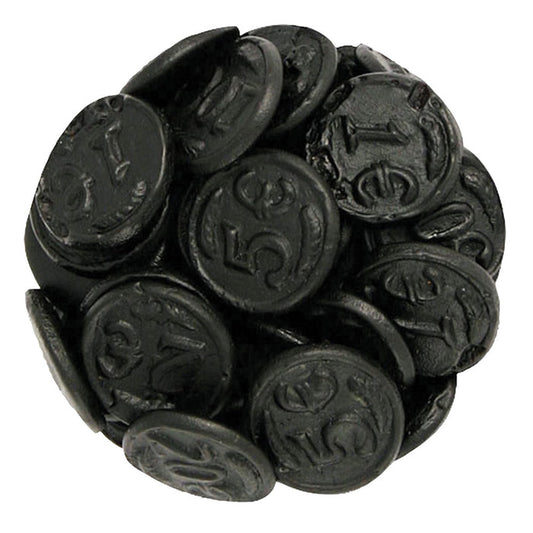 Gerrit Verburg Salted Black Licorice Money Candy - 6.6 LB
