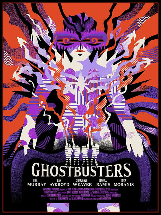 Ghostbusters Screenprinted Poster