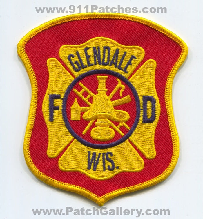 Glendale Fire Department Patch Wisconsin WI