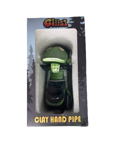 Gliizy 5" Touring Bike Clay Hand Pipe