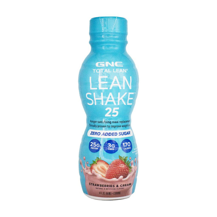 GNC Strawberry &amp; Cream Protein Shake 4 Units / 414 mL / 14 oz -471228 ebuystt