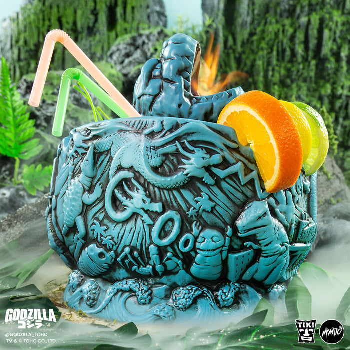 Godzilla Destroy All Monsters Tiki Bowl - Heat Ray Variant
