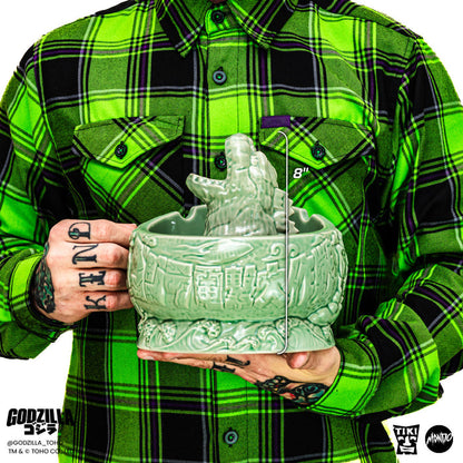 Godzilla Destroy All Monsters Tiki Bowl - Kilaak Outpost Variant