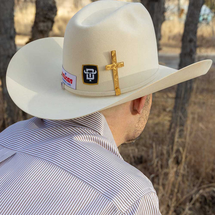 Gold Hat Cross