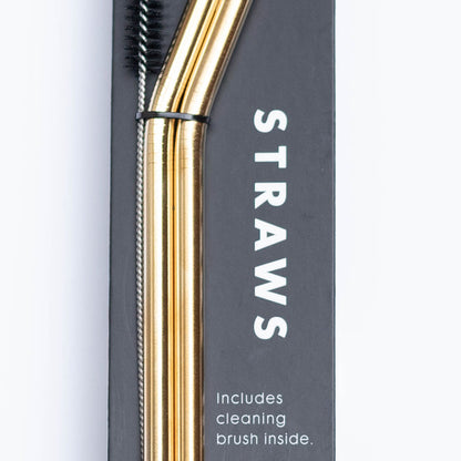 Gold Tumbler Straw Set - Ali's Wagon