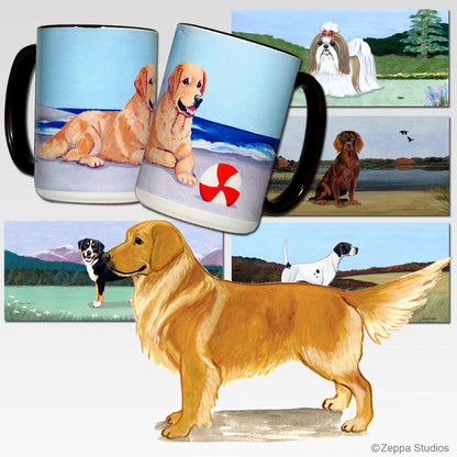 Golden Retriever Scenic Mug